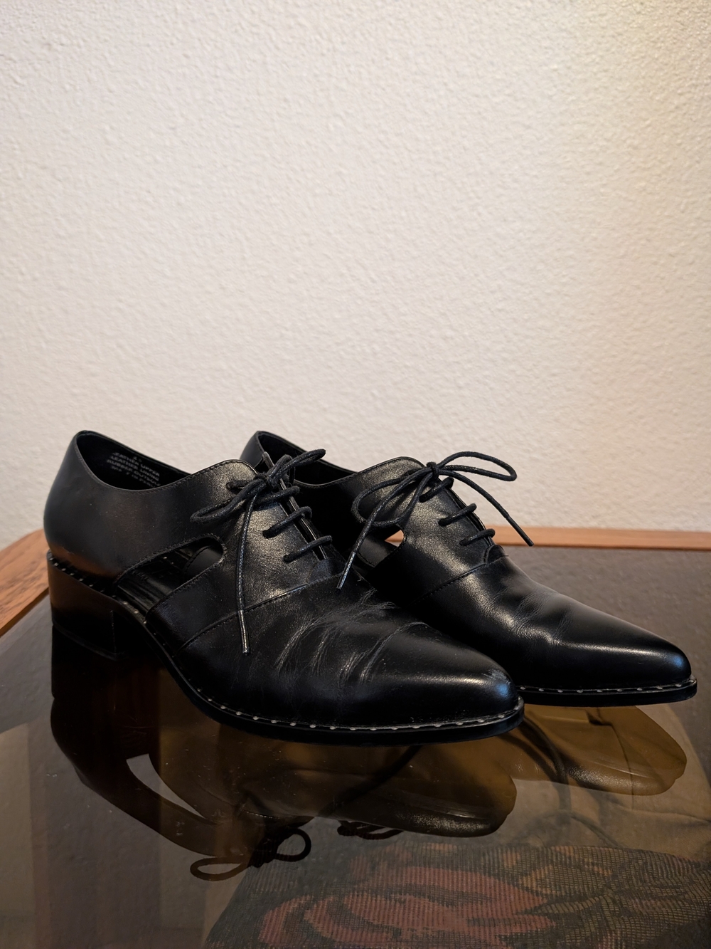 Able Women's Leather Studded Shoes